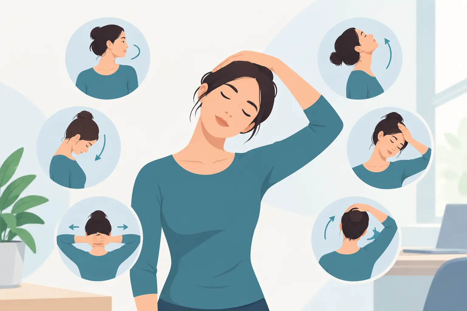 7 Best Stretches for Stiff Neck Pain Relief